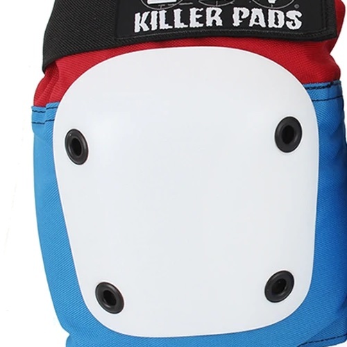 187 Fly Red White Blue Knee Pads