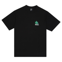 Afends Crops Retro Logo Black T-Shirt