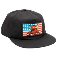 Toy Machine American Monster Black Snapback Hat