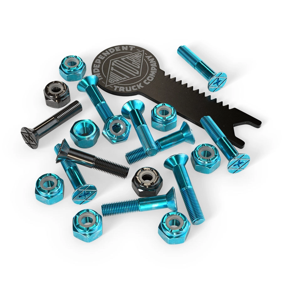 Independent Phillips 1 Inch Blue Black Skateboard Hardware