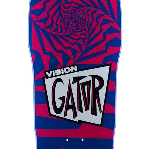 Vision Gator II Reissue Blue Pink Skateboard Deck