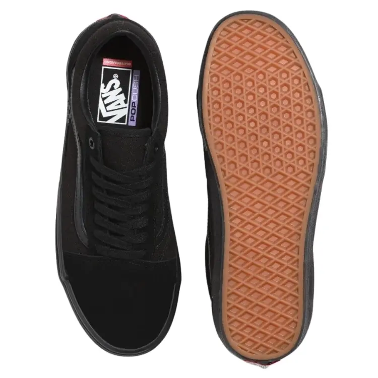 Vans Skate Old Skool Black Black Shoes [Size: US 10]