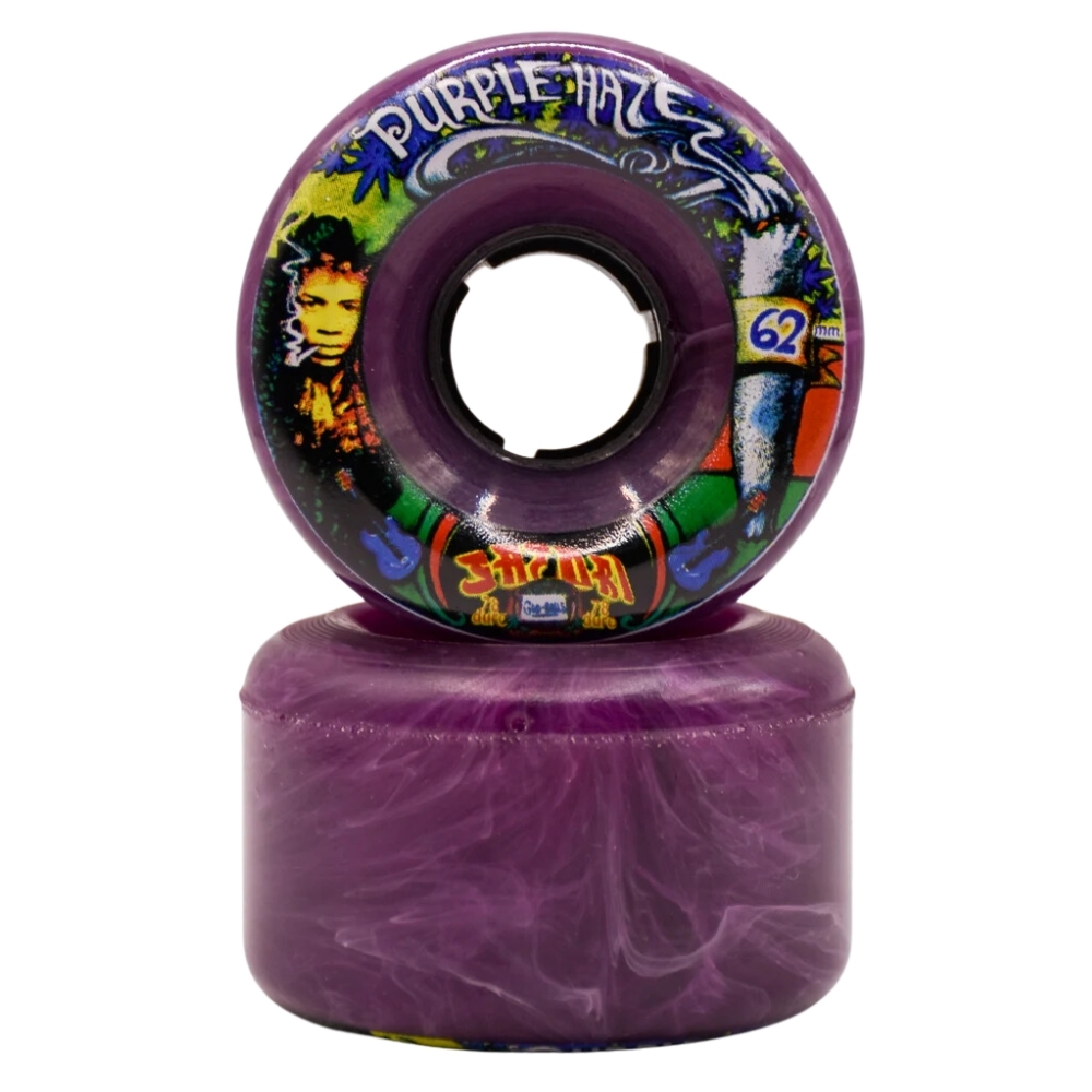 Satori Classic Goo Balls Smokey Urethane Purple Haze 78A 62mm Skateboard Wheels