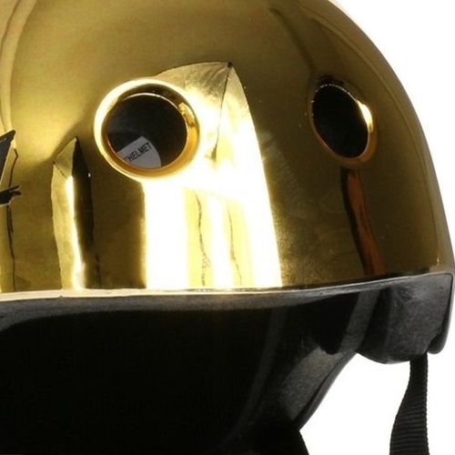 S1 S-One Lifer Certified Gold Mirror Helmet [Size: XS]