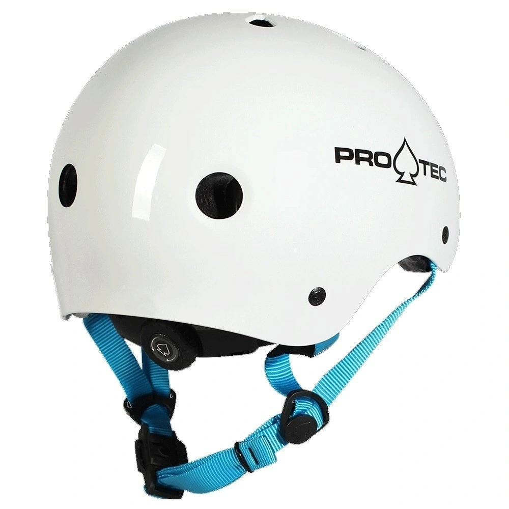 Protec Classic Junior Fit Certified Gloss White Youth Helmet