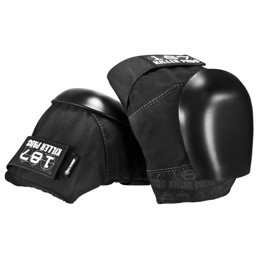 187 Pro Black Knee Pads