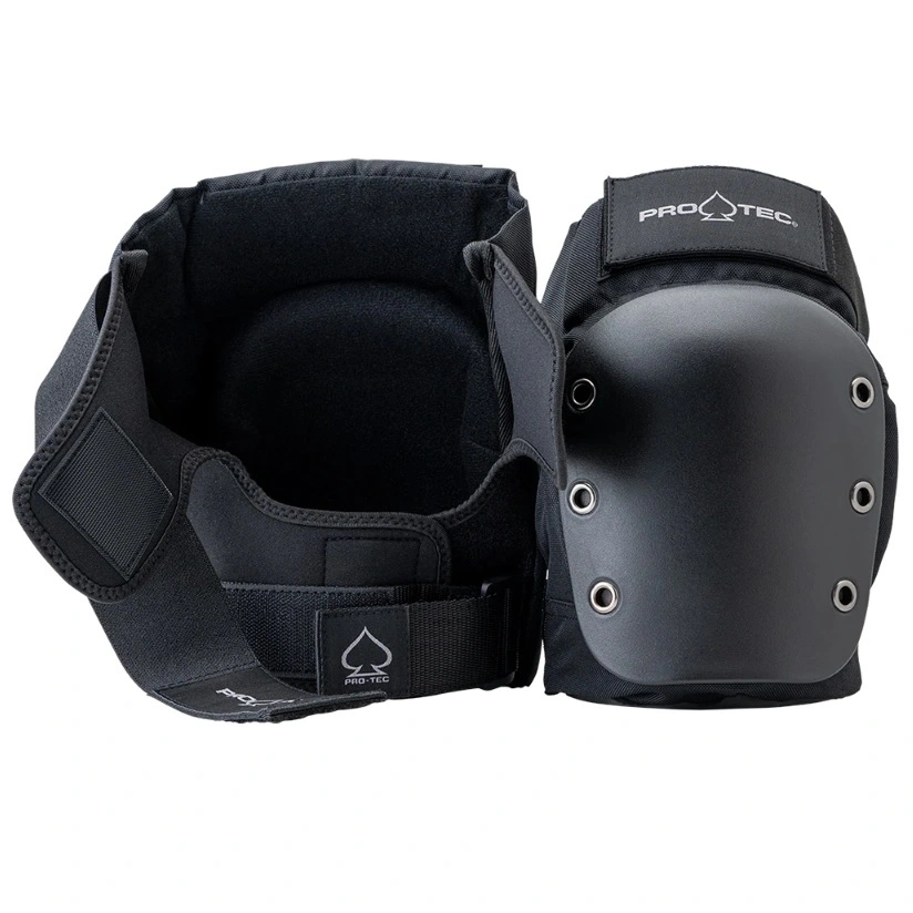 Protec Street Black Protective Knee Pads