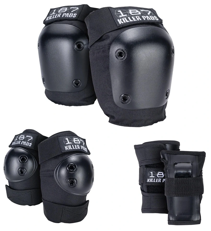 187 Six Pack Junior Black Pad Set