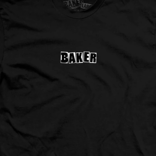 Baker Brand Logo Black T-Shirt [Size: L]