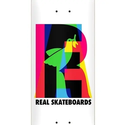 Real Eclipsing White 8.25 Skateboard Deck