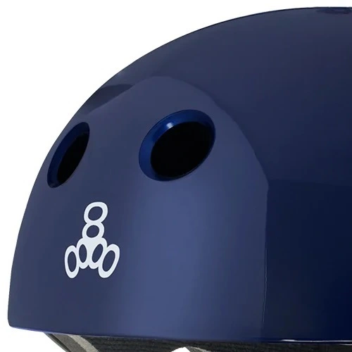 Triple 8 Brainsaver Sweatsaver Blue Metallic Helmet