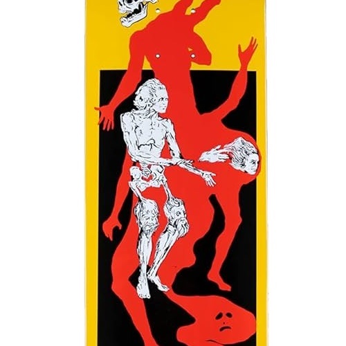 Welcome The Magician On Big Bunyip Yellow 8.5 Skateboard Deck