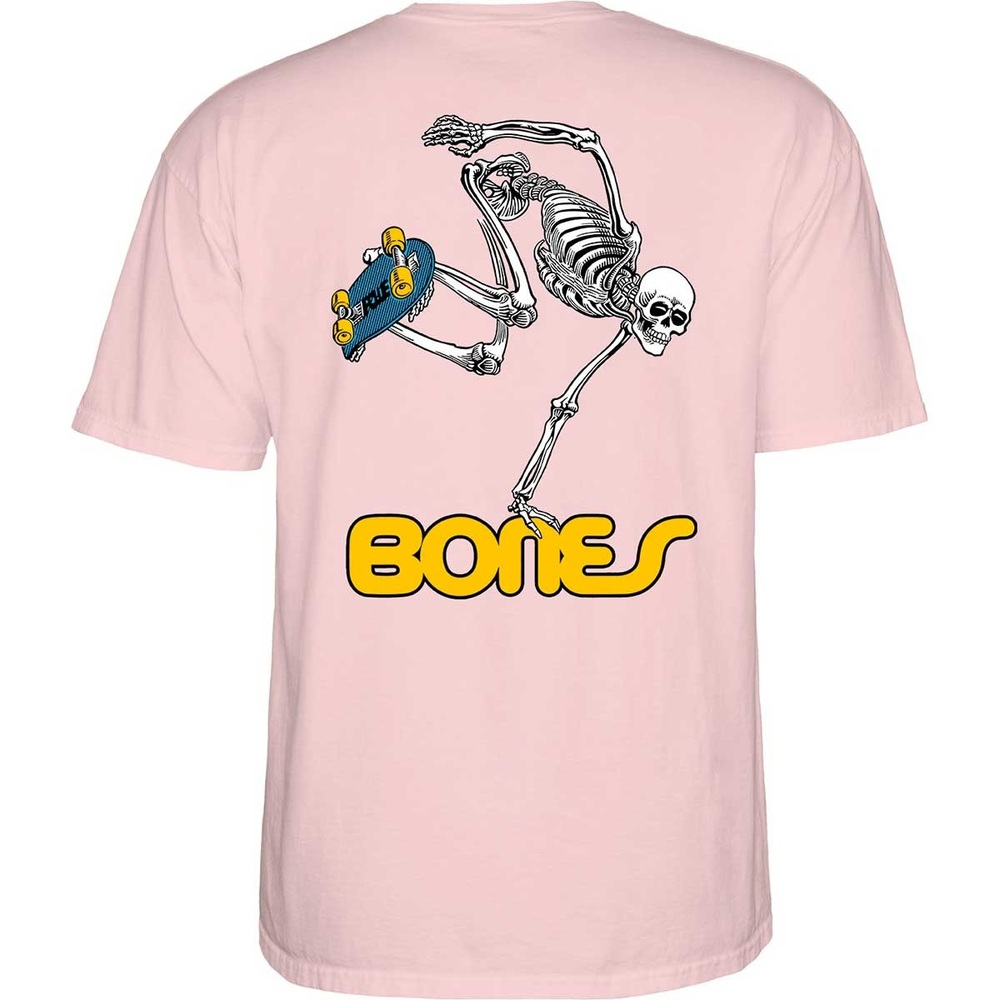 Powell Peralta Skate Skeleton Pink T-Shirt