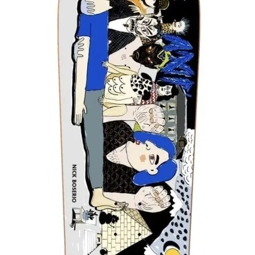 Polar Skate Co Nick Boserio Group Healing Dane 1 9.75 Skateboard Deck