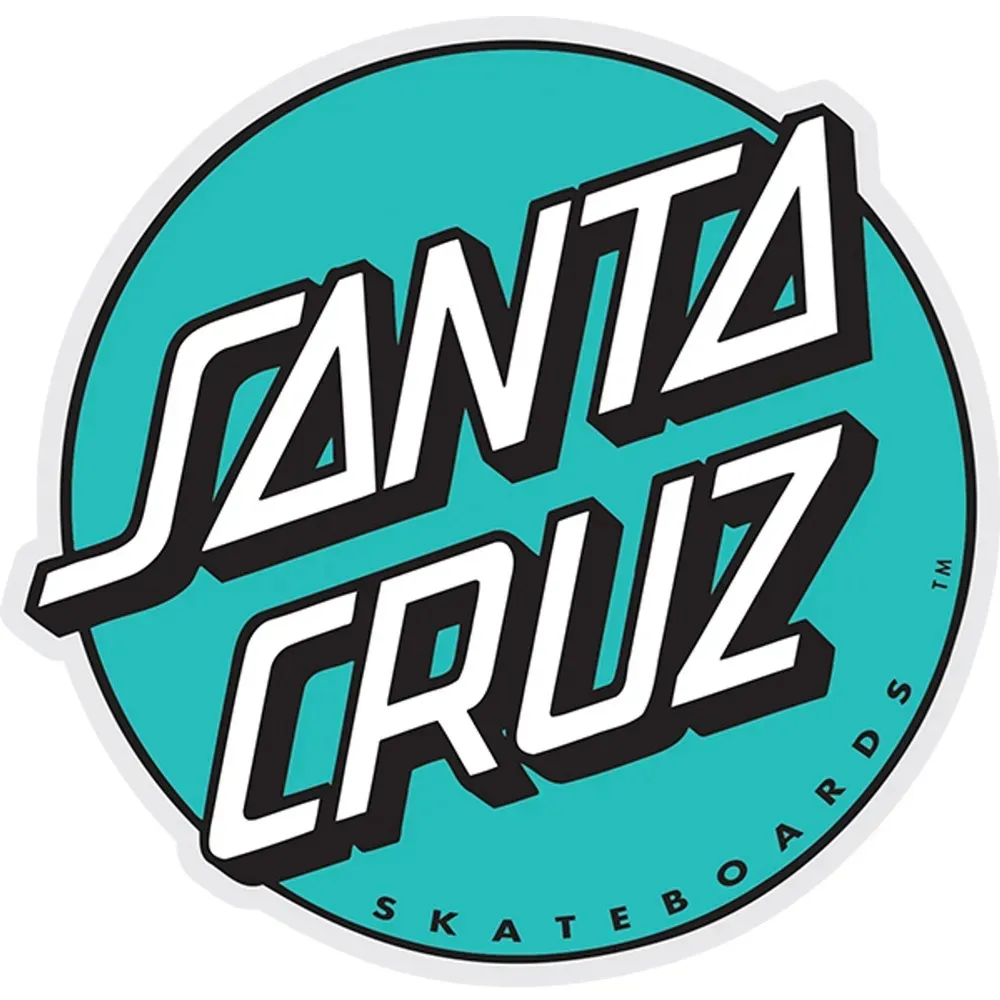 Santa Cruz Other Dot 3" Sticker [Colour: Turquoise]