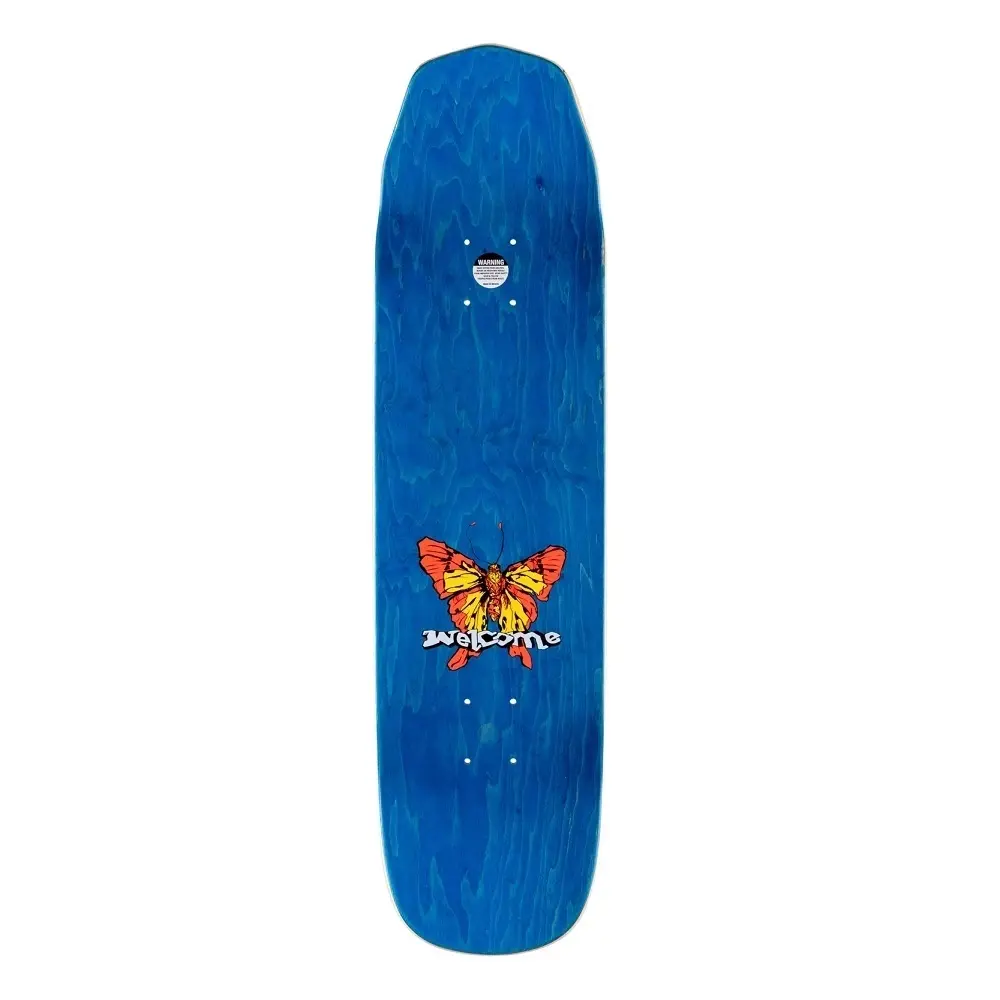 Welcome Loo Dood On Wicked Princess Black 8.27 Skateboard Deck