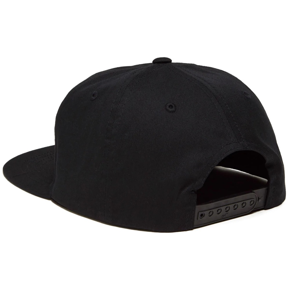 Thrasher Jagged Logo Black Snapback Hat