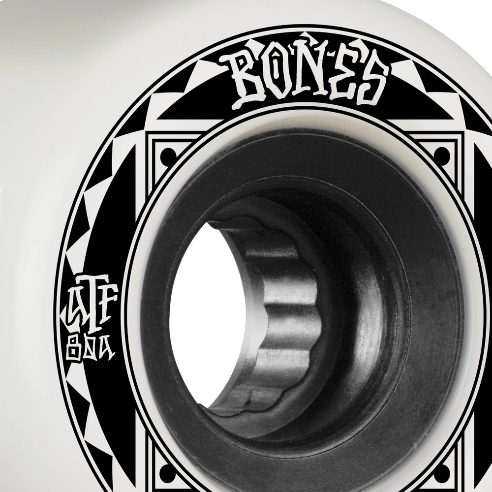 Bones Rough Riders Runners White ATF 80A 59mm Skateboard Wheels