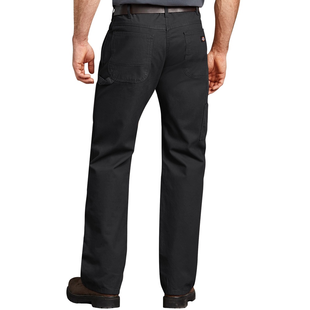 Dickies Relaxed Fit Duck Rinsed Black Pants