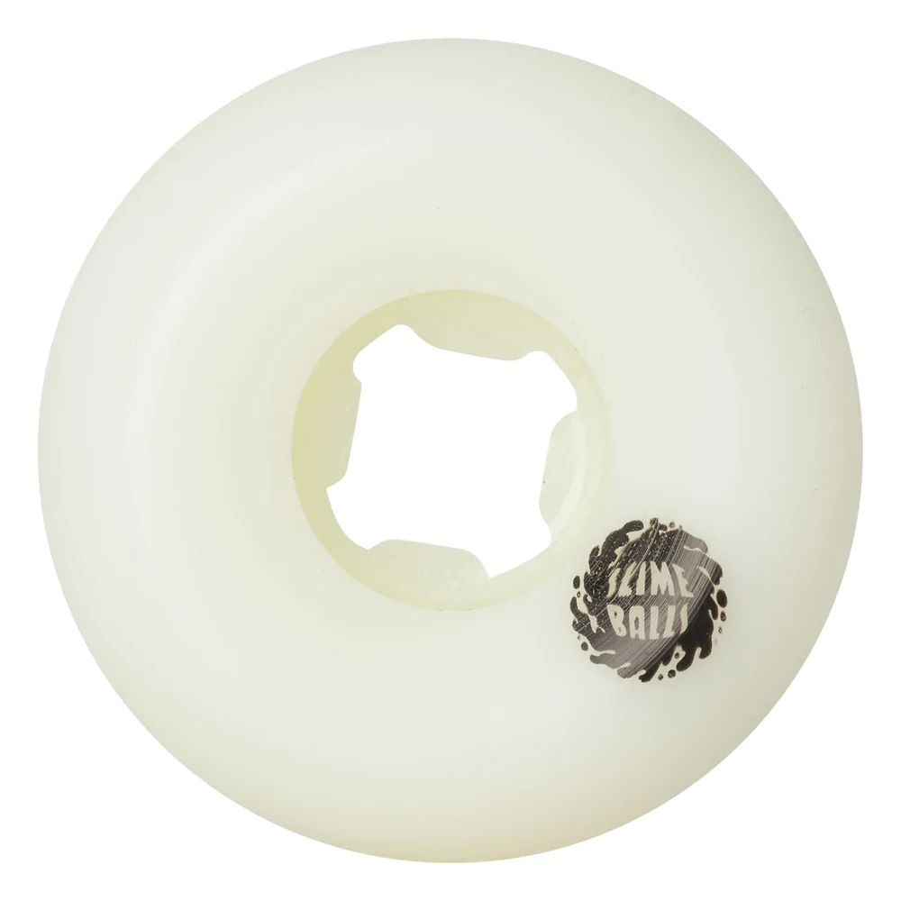 Slime Balls Screw Balls Speed Balls White 99A 56mm Skateboard Wheels