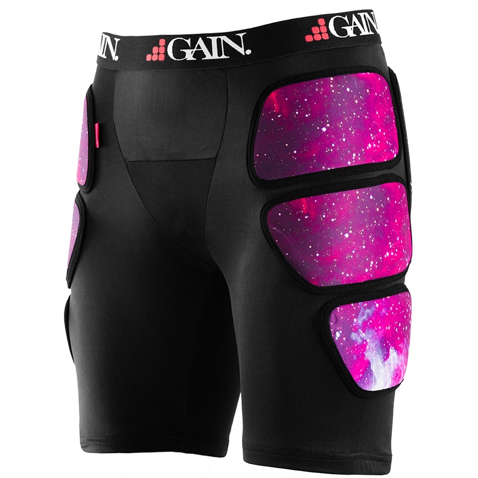 Gain The Sleeper Black Galaxy Hip Bum Protectors [Size: XXS]