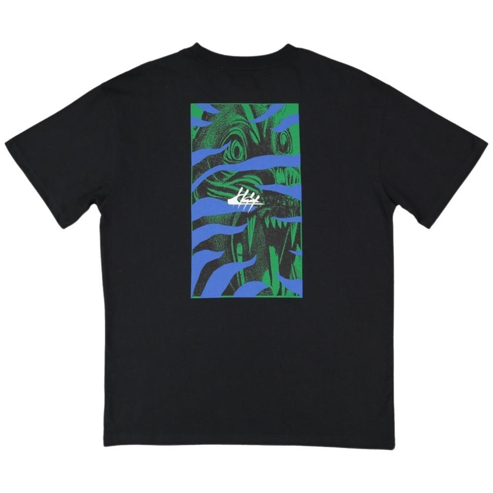 Quiksilver G-Land Art Black T-Shirt [Size: M]