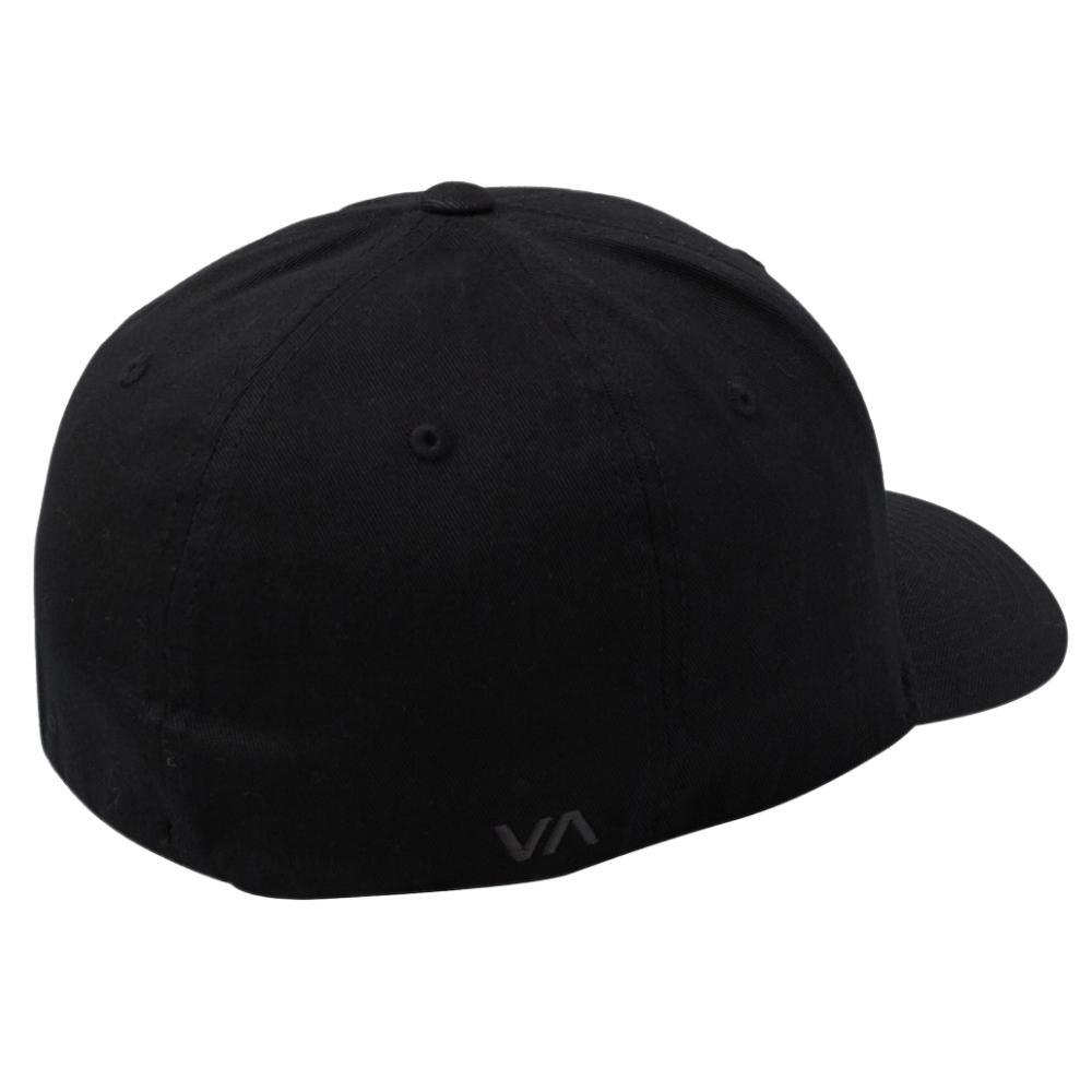 RVCA Flex Fit Black Hat [Size: S-M]