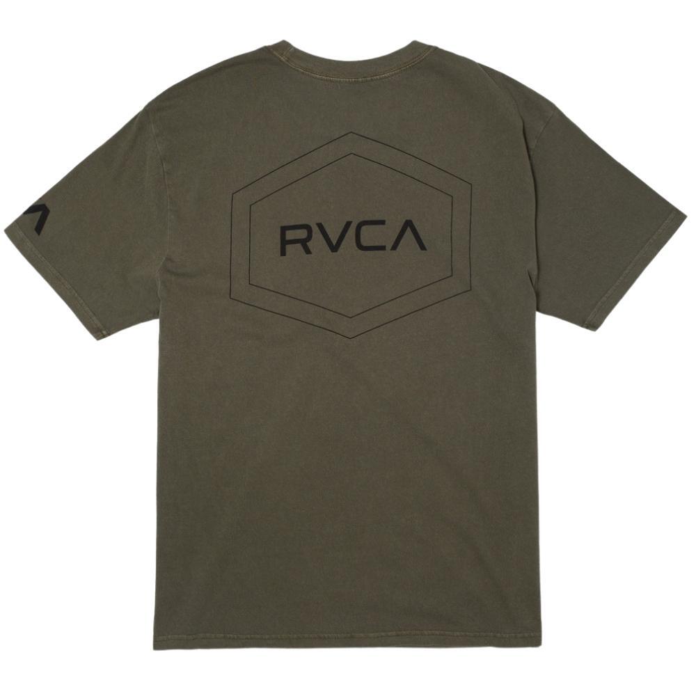 RVCA Big Pin Hex Olive T-Shirt