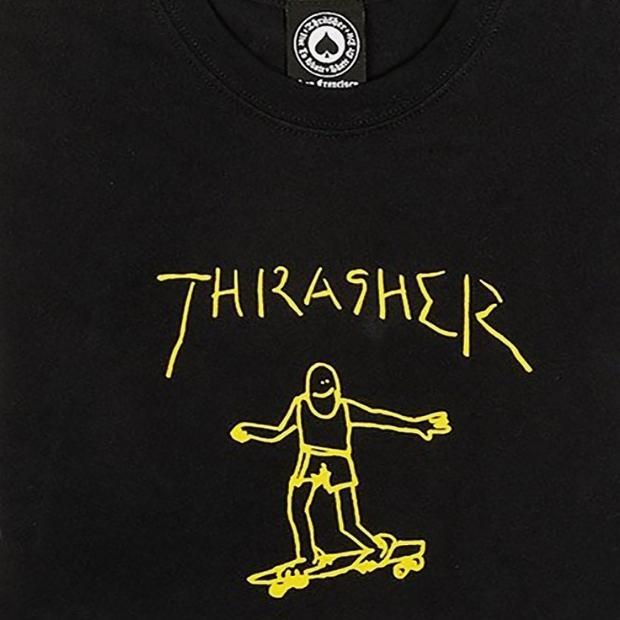 Thrasher Gonz Logo Black T-Shirt