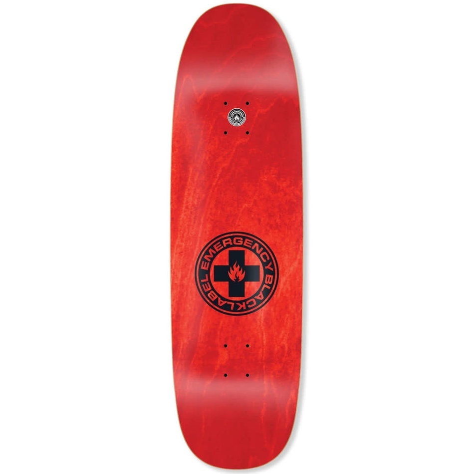 Black Label Give Blood Blunt Egg 9.25 Skateboard Deck