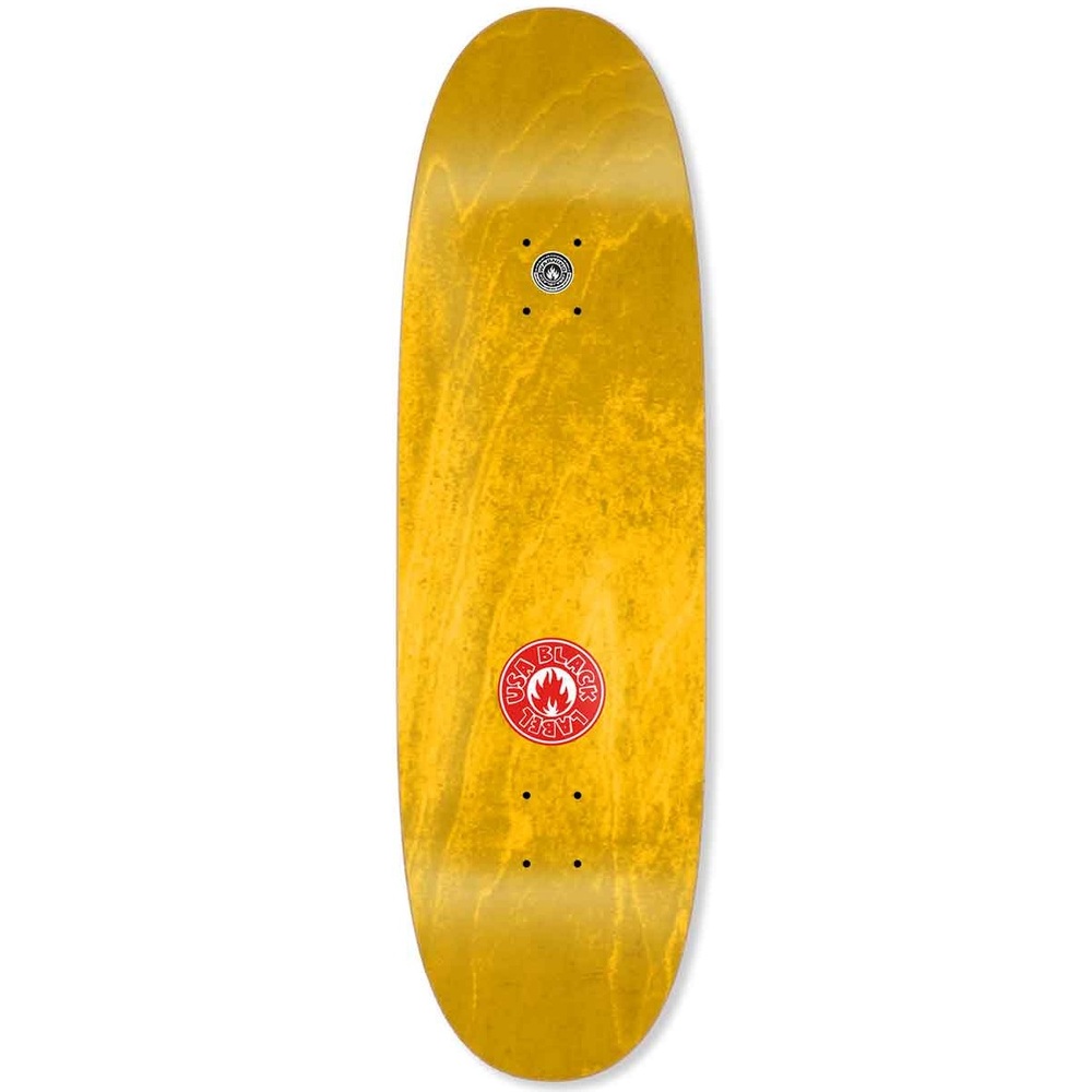 Black Label Snuff John Cardiel Red Stripe 9.25 Skateboard Deck