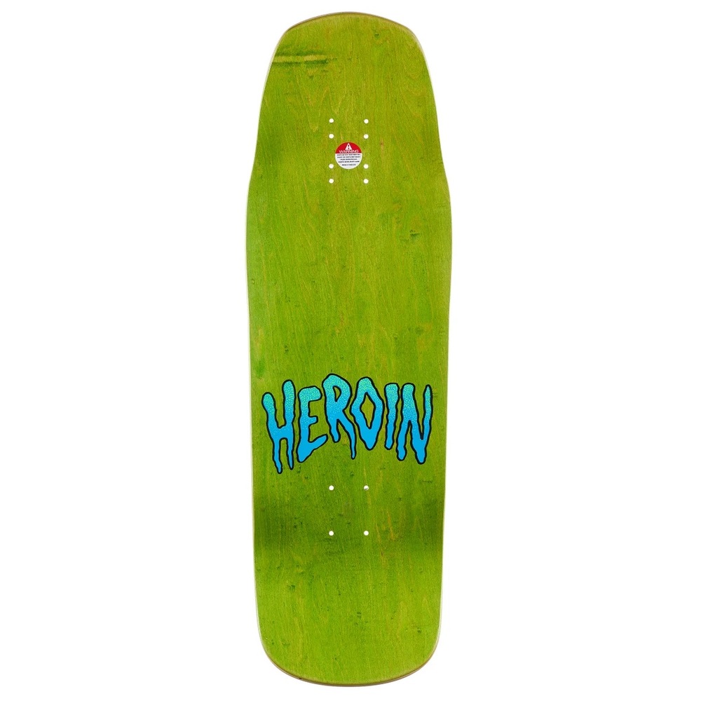 Heroin Streetballer Purple 9.625 Skateboard Deck