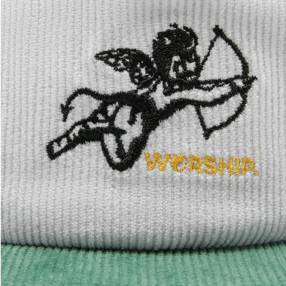 Worship Cherub Corduroy White Hat