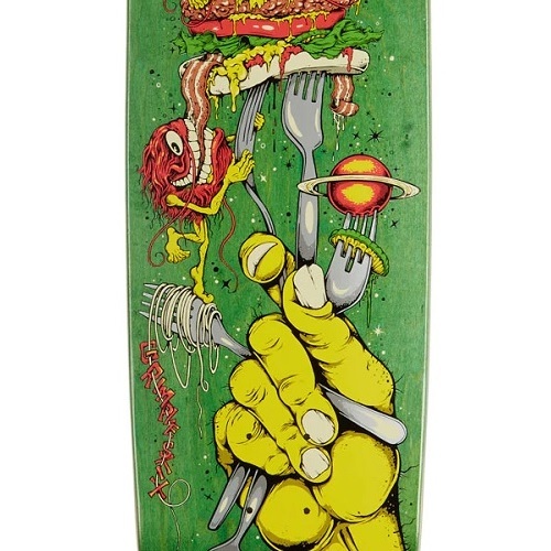 Anti Hero Russo Cookin With Grimple Green 8.75 Skateboard Deck