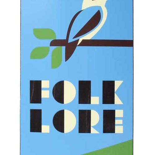 Folklore Warm Press Kookaburra Green 8.0 Skateboard Deck