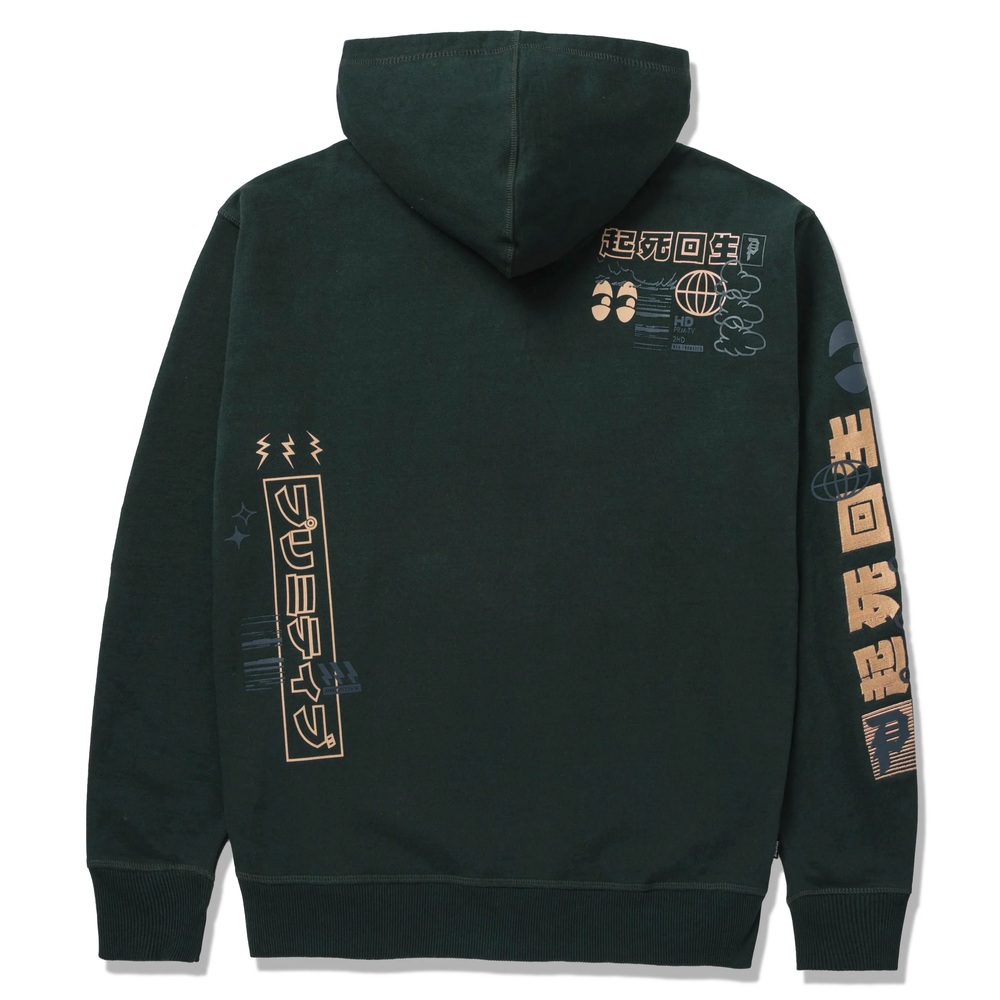 Primitive Reboot Green Hoodie