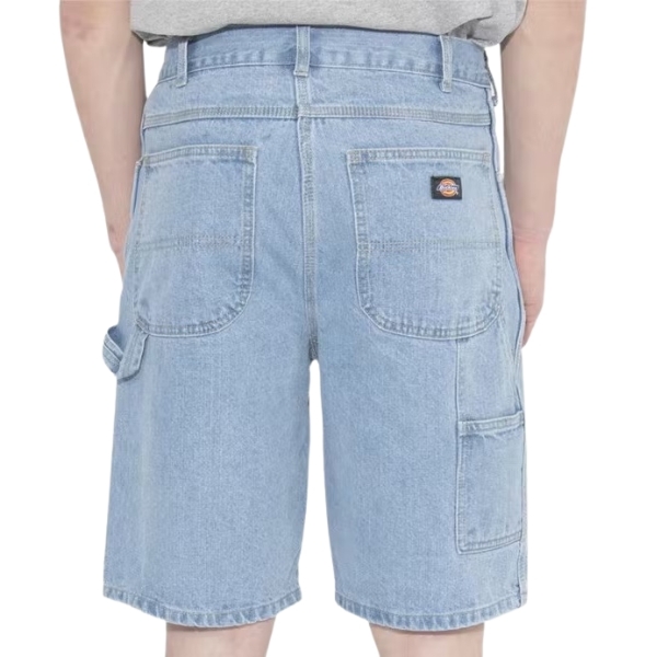 Dickies Relaxed Fit Carpenter Denim SDX200 Light Indigo 11" Shorts