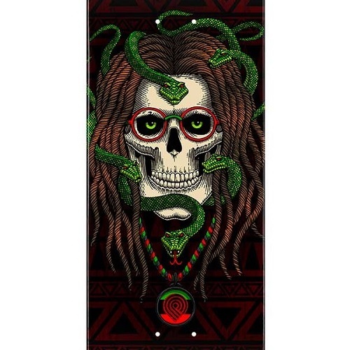 Powell Peralta Flight Semien Skull Shape 243 8.25 Skateboard Deck