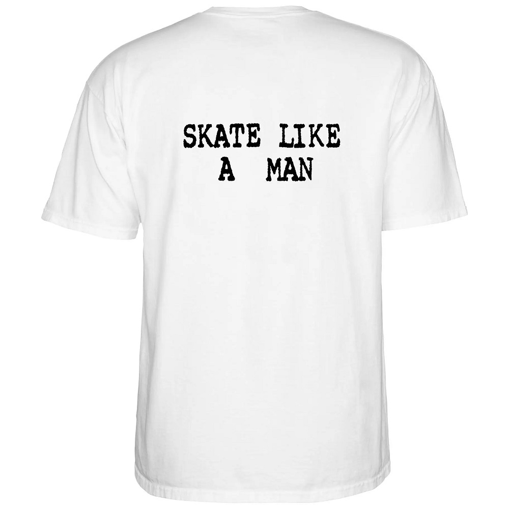 Powell Peralta Skate Chimp White T-Shirt [Size: S]