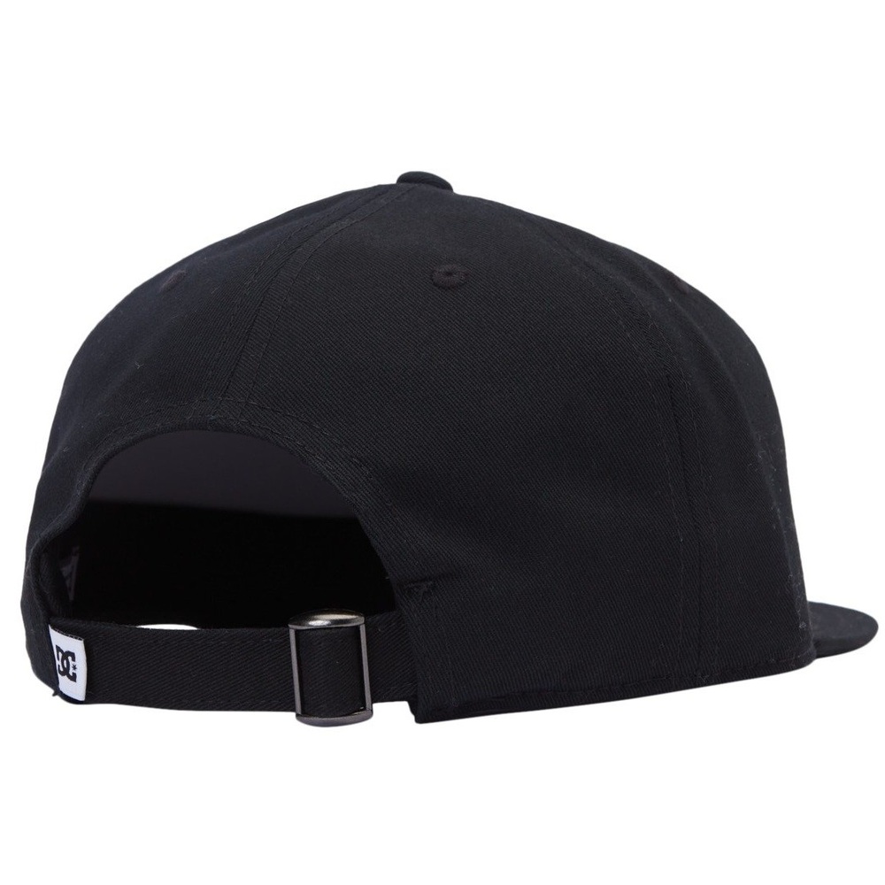 DC Burnout Strapback Black Hat Cap