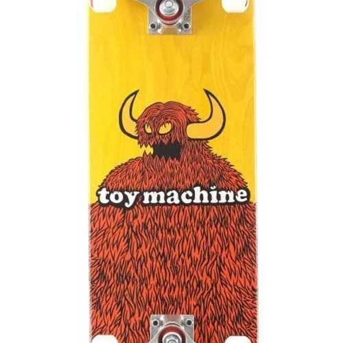 Toy Machine Furry Monster Yellow 8.25 Complete Skateboard