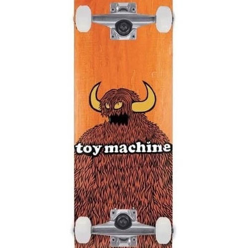 Toy Machine Furry Monster Orange 8.25 Complete Skateboard