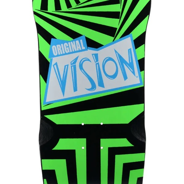 Vision Original Black Green Skateboard Deck