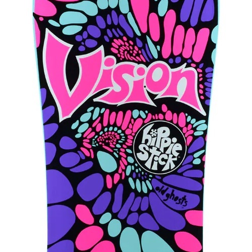 Vision Hippie Stick Reissue Turquoise Skateboard Deck