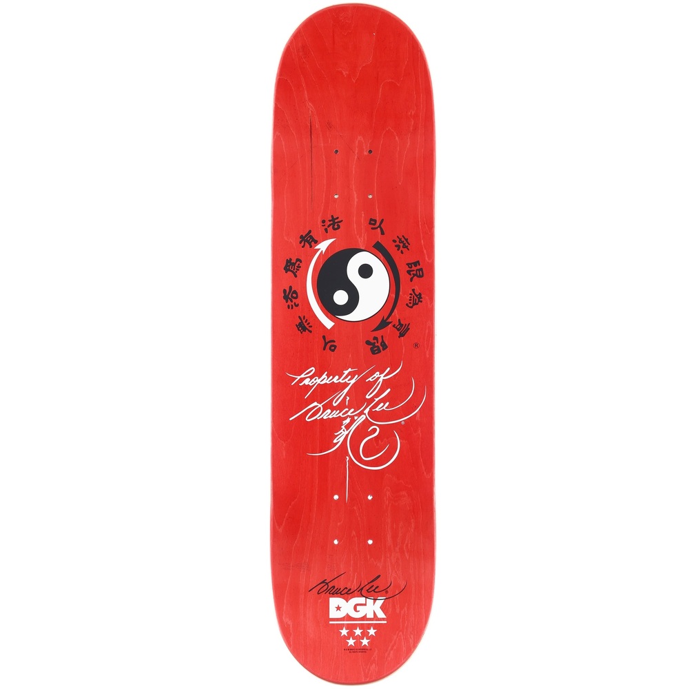 Dgk Double Dragon Burgundy 8.38 Skateboard Deck