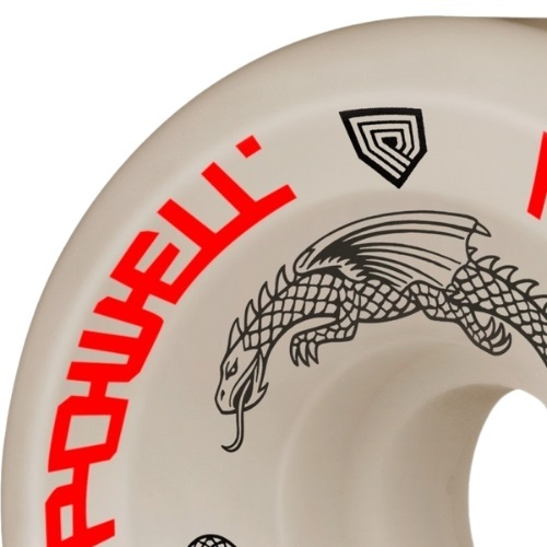 Powell Peralta Dragon Formula White 93A 64mm x 42mm Skateboard Wheels