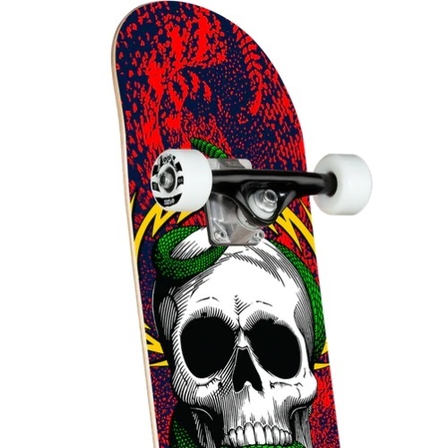 Powell Peralta Skull & Snake Red Navy 7.75 Complete Skateboard