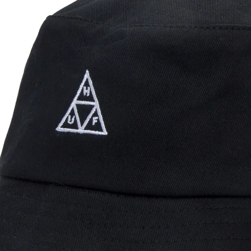 HUF Essentials Triple Triangle Black L-XL Bucket Hat