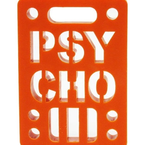 Vision Psycho Orange 1/2 Skateboard Riser Set