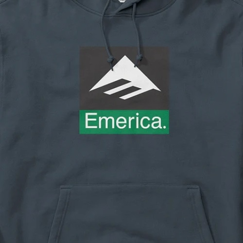 Emerica Classic Combo Navy Hoodie [size: L]
